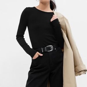 GAP Ribbed Crew Neck Shirt L